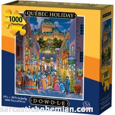 Dowdle Jigsaw Puzzle Quebec Holiday 1000 Piece B078SH58KL